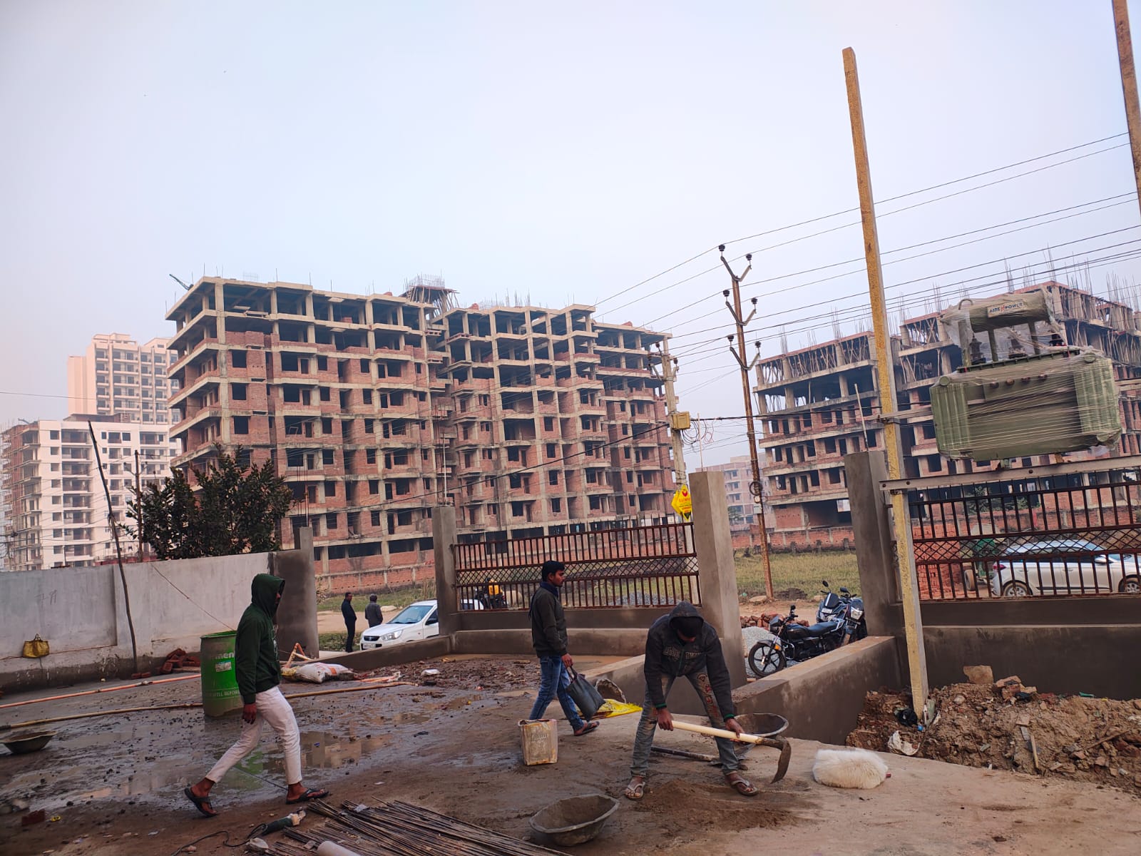 Asha Kiran Enclave Construction Progress